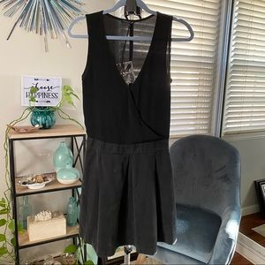 Bisio & Soci black and gray mini dress